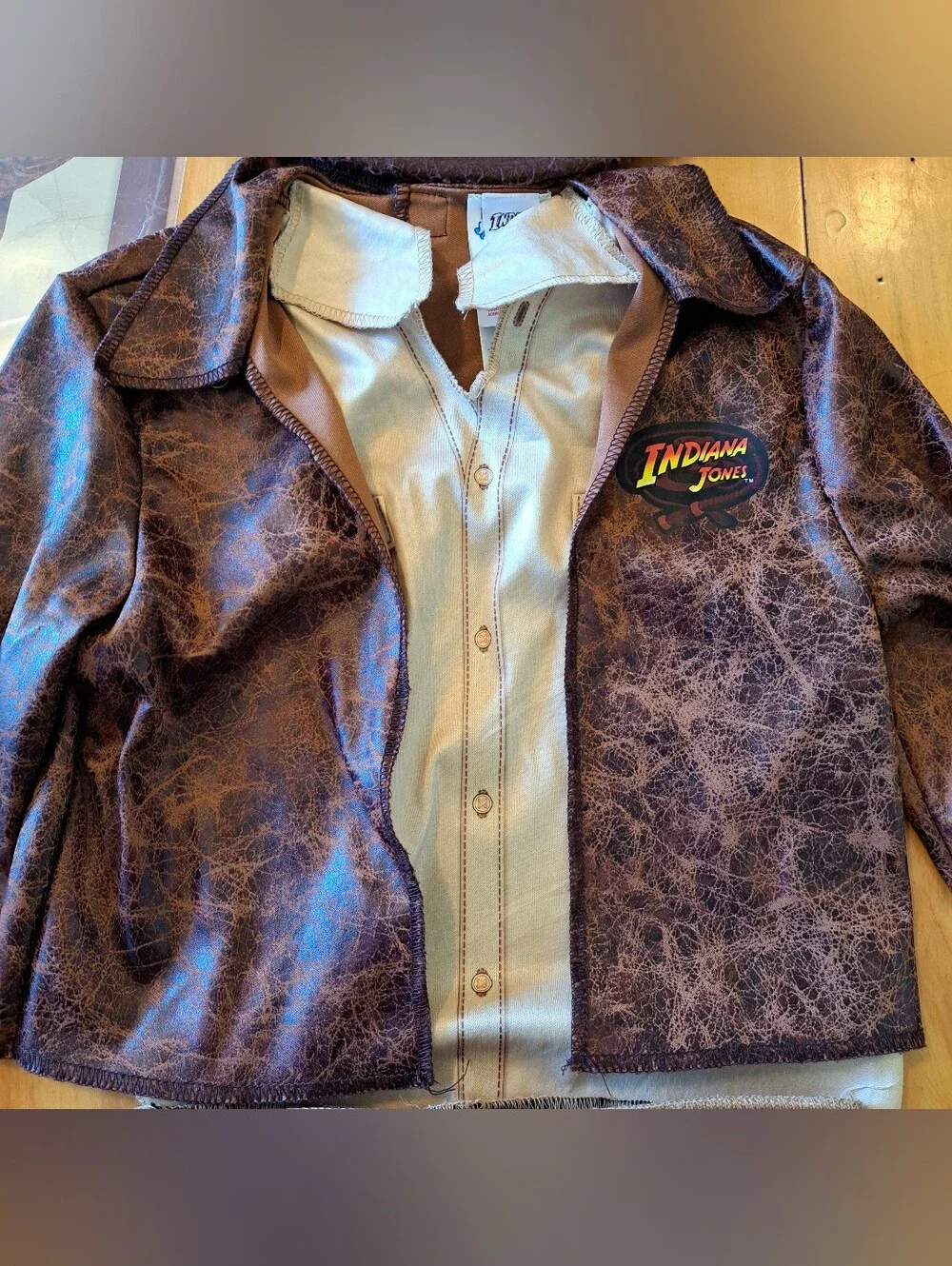 Jazwares INDIANA JONES COSTUME Kids Size Small 4-7 3-Piece Halloween Dress Up